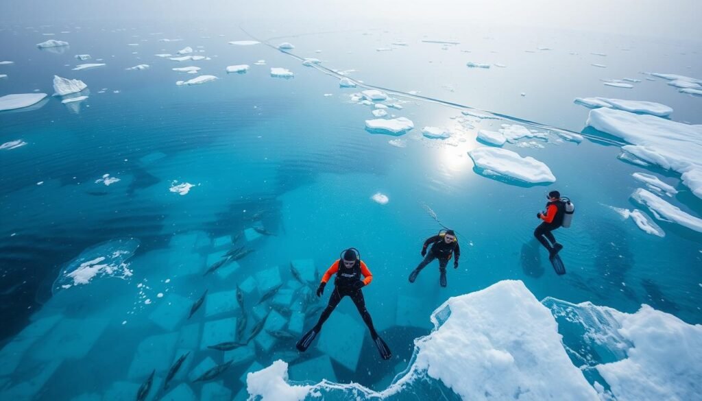 ice diving conditions